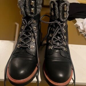 MIA Black and Gray Combat Boots